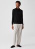 Ultrafine Merino Scrunch Neck Top