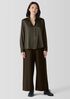 Felted Wool Jersey Wide-Leg Pant in Regenerative Wool