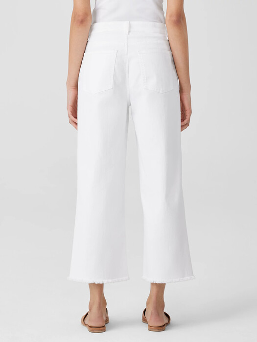 Organic Cotton Denim Wide-Leg Jean