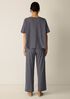 Mini Stripe Organic Cotton Jersey Sleep Set