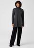 Italian Cashmere Turtleneck Long Top