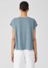 Organic Linen Jersey V-Neck Tee