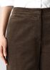 Organic Cotton Corduroy Wide-Leg Pant