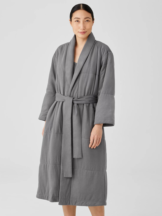 Organic Cotton Cozy Interlock Quilted Robe