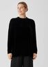 Velvet Mock Neck Top