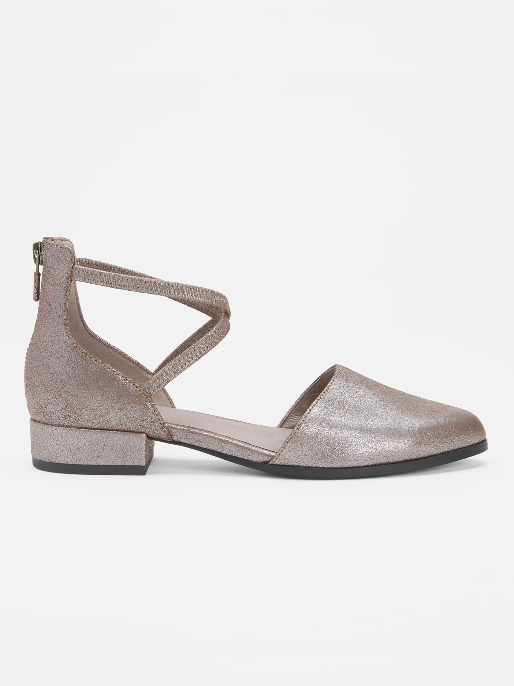 Lyton Suede Ankle Strap Flat