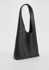 Textured Italian Leather Shopper Tote