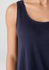 Organic Linen Jersey Scoop Neck Tank