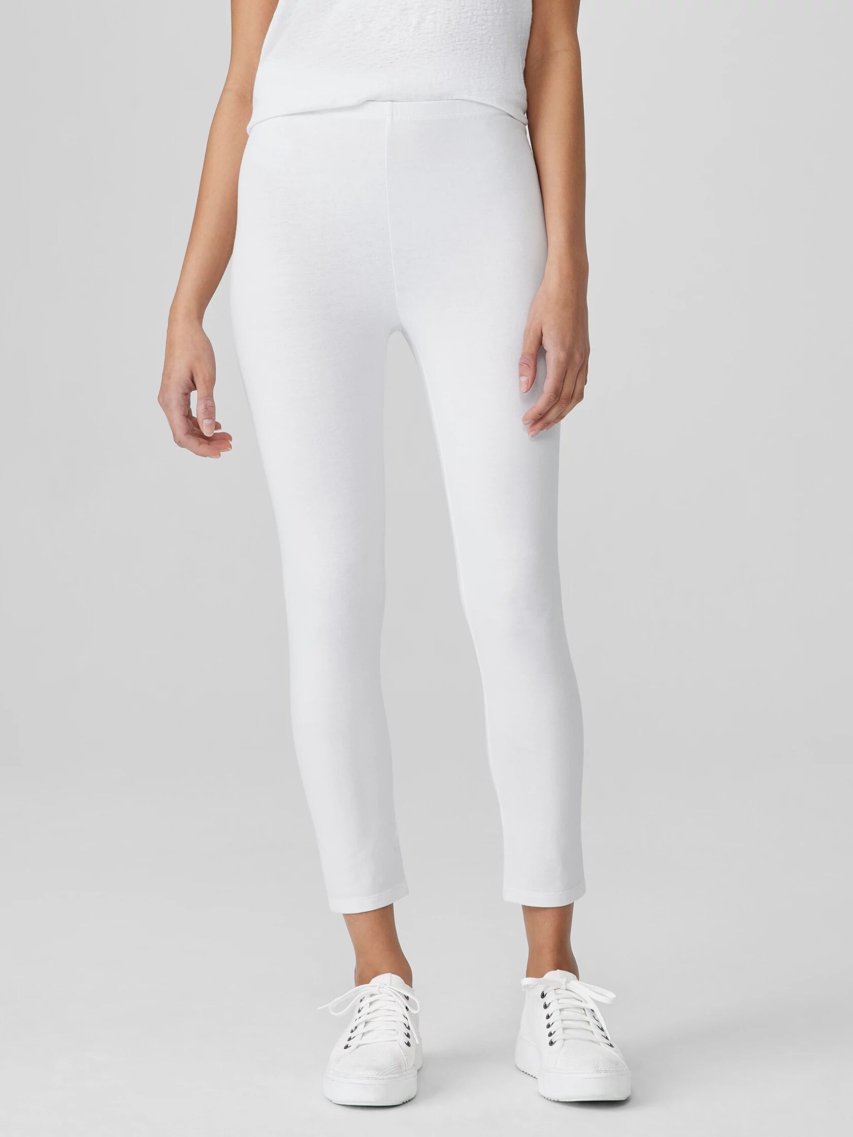 Lightweight Cotton Stretch Jersey Leggings