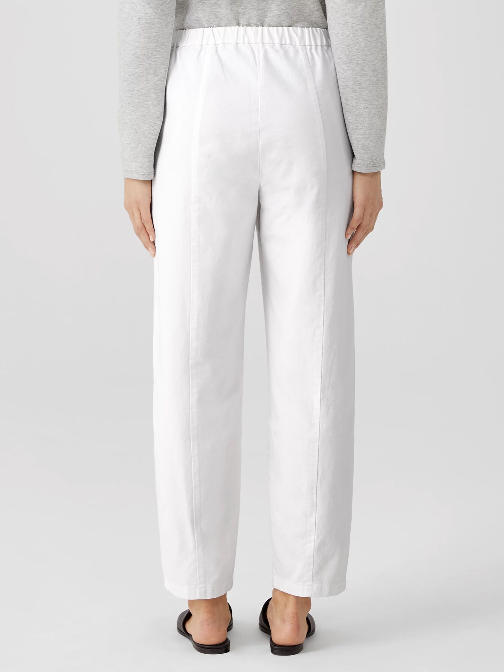 Organic Cotton Hemp Lantern Ankle Pant