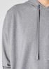 Heathered Organic Cotton Jersey Hooded Top