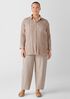 Washable Stretch Crepe Lantern Pant