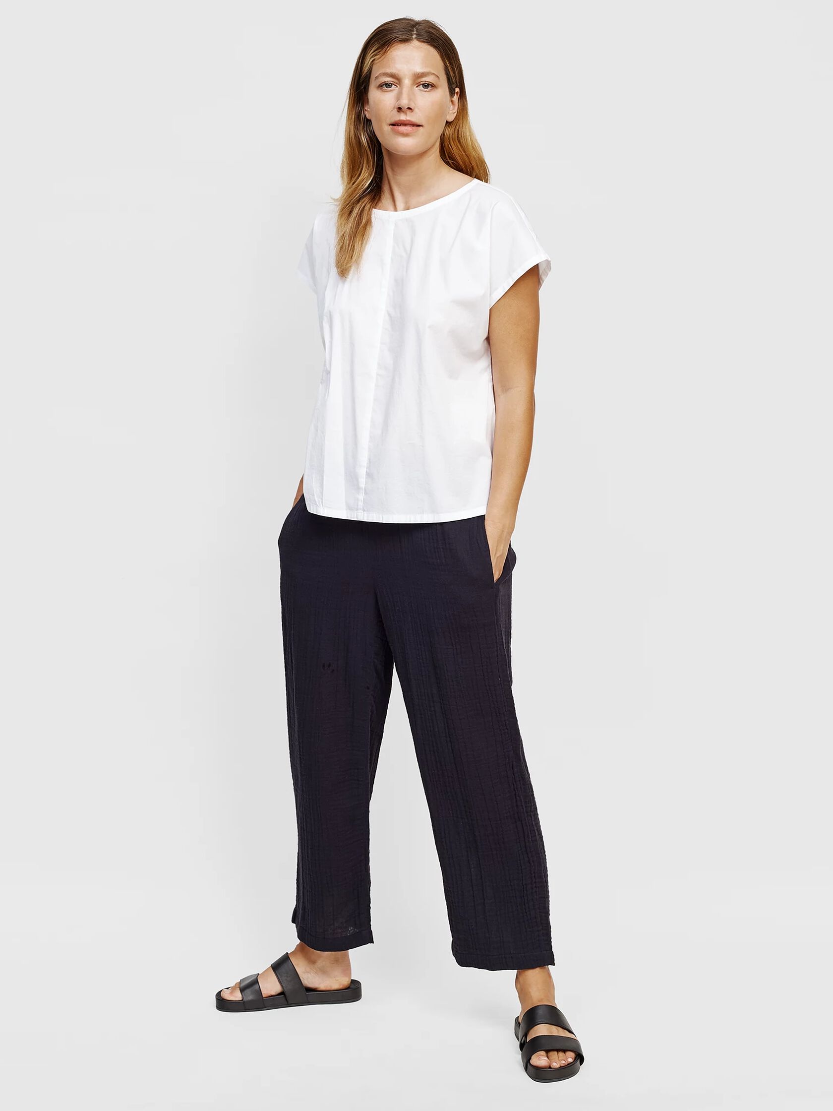 Organic Cotton Round Neck Top