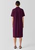 Silk Georgette Crepe Shirtdress