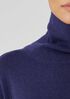 Cotton and Recycled Cashmere Turtleneck Long Top