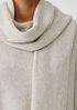 Cotton and Recycled Cashmere Hooded Scarf