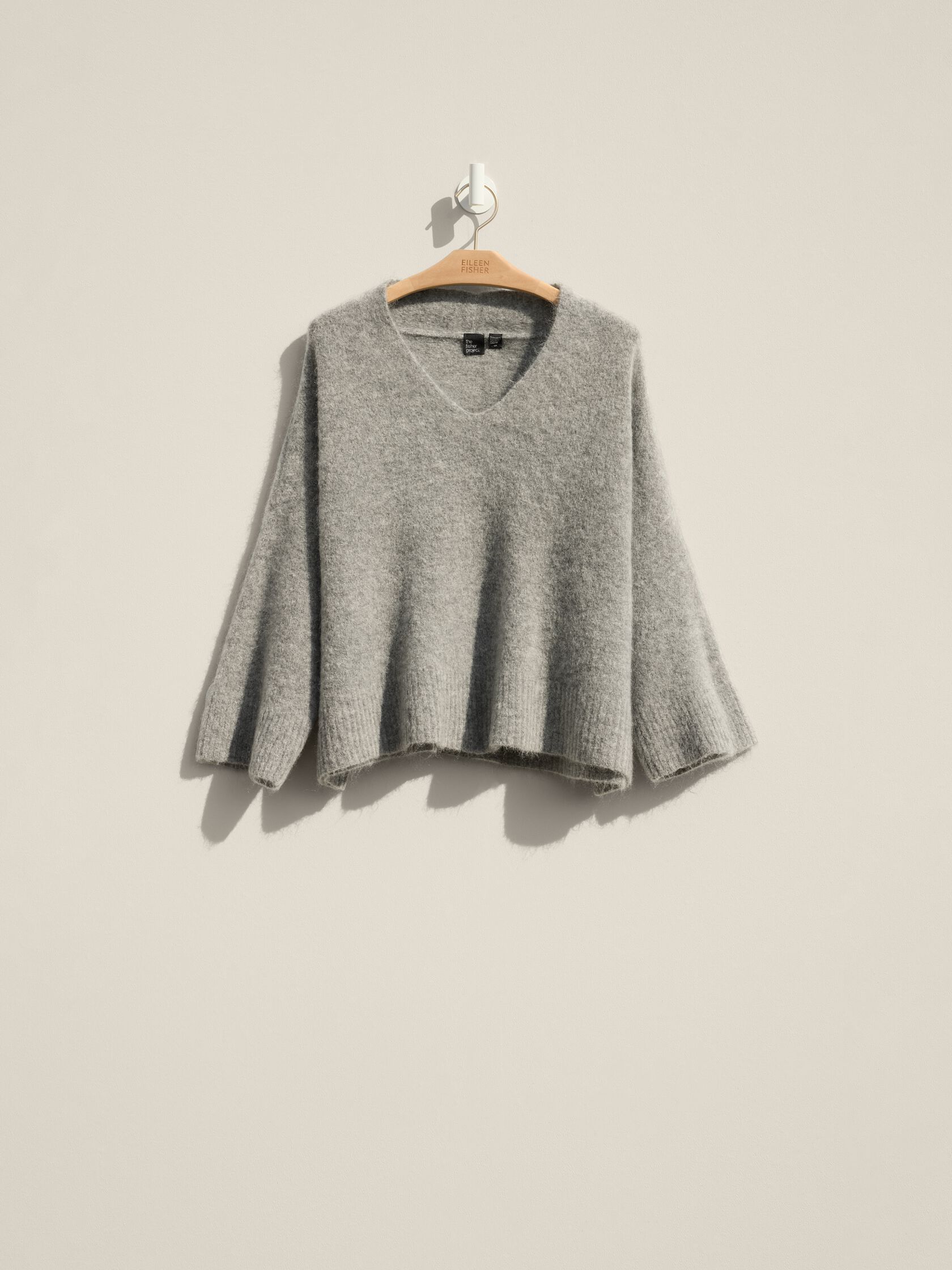 Renew Mohair Plush Melange Pullover, S