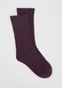 Organic Cotton Terry Cozy Crew Sock