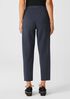 Organic Cotton Melange Crepe Lantern Pant