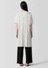 Textured Stretch Rib Ballet Neck Top