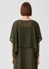 Sheer Silk Georgette Poncho