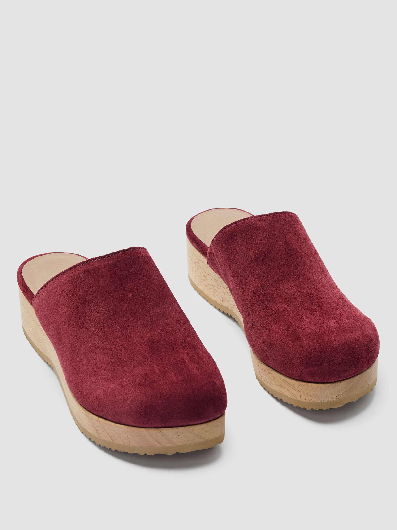 Suede Clog