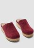 Suede Clog