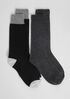 Cozy Recycled Nylon Cashmere Men's 2-Pack