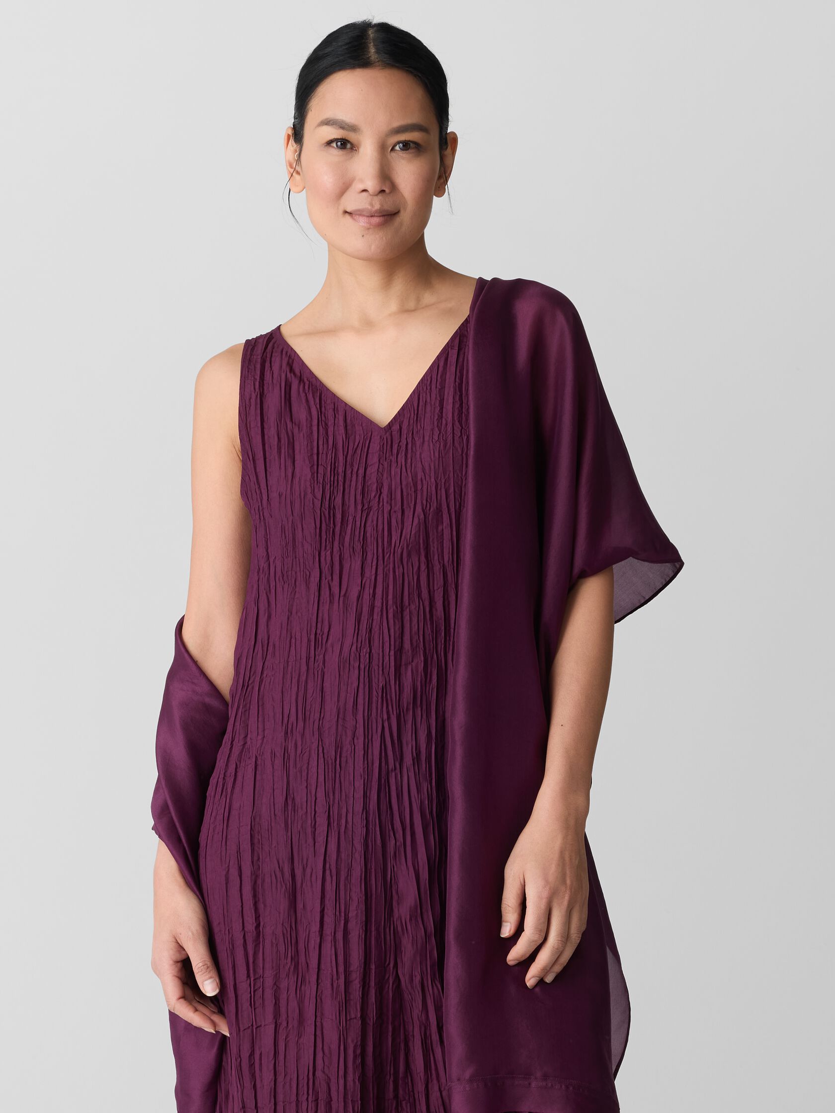 Washed Transitional Silk Scarf