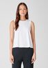 Fine Jersey Crew Neck Tank