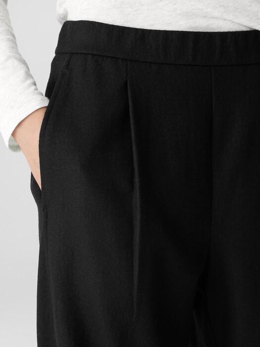 Felted Wool Jersey Lantern Pant in Regenerative Wool