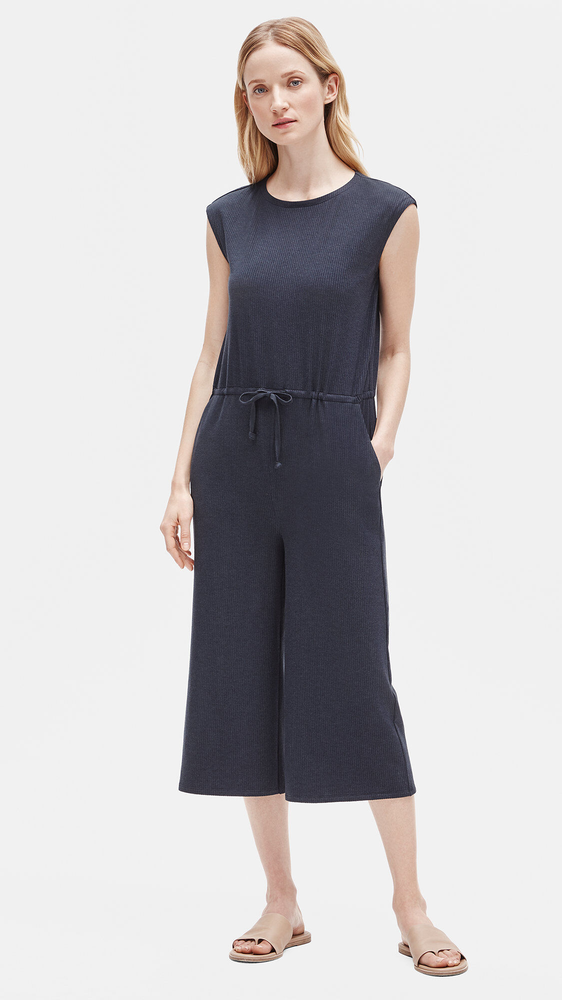 Eileen fisher tencel jumpsuit top