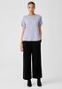 Organic Pima Cotton Jersey Round Neck Tee