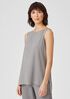 Silk Georgette Crepe Long Shell