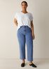Cotton Stretch Denim Straight Jean