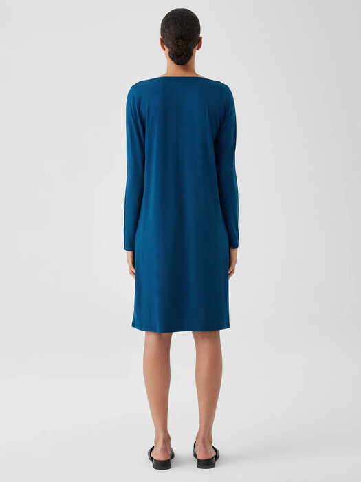 Fine Jersey Cowl Neck Dress | EILEEN FISHER Fine Jersey Cowl Neck Dress | EILEEN FISHER
