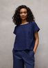 Organic Cotton Voile Box Square Top