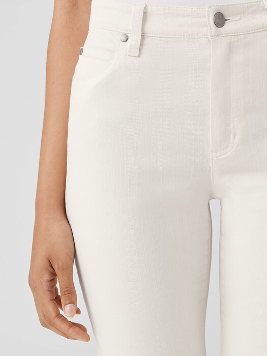 Undyed Organic Cotton Denim High-Waisted Jean