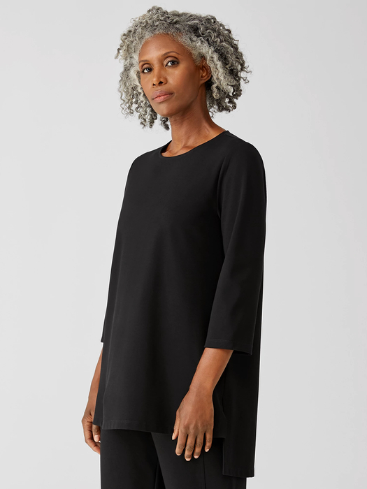 Flex Ponte Jewel Neck Tunic