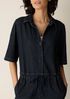 Cotton Indigo Knit Jumpsuit