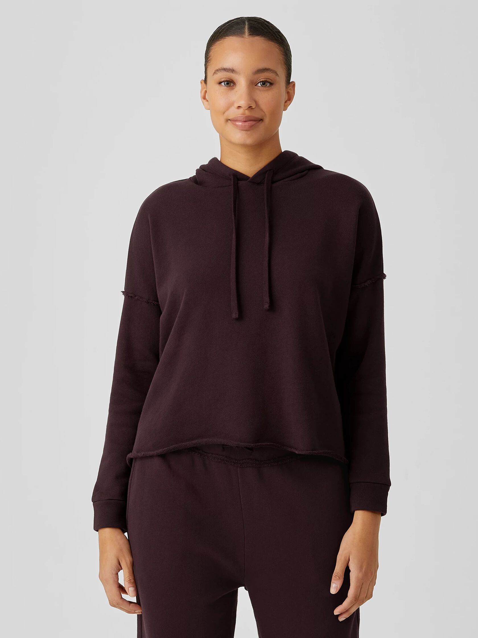 Organic Cotton French Terry Short Hoodie