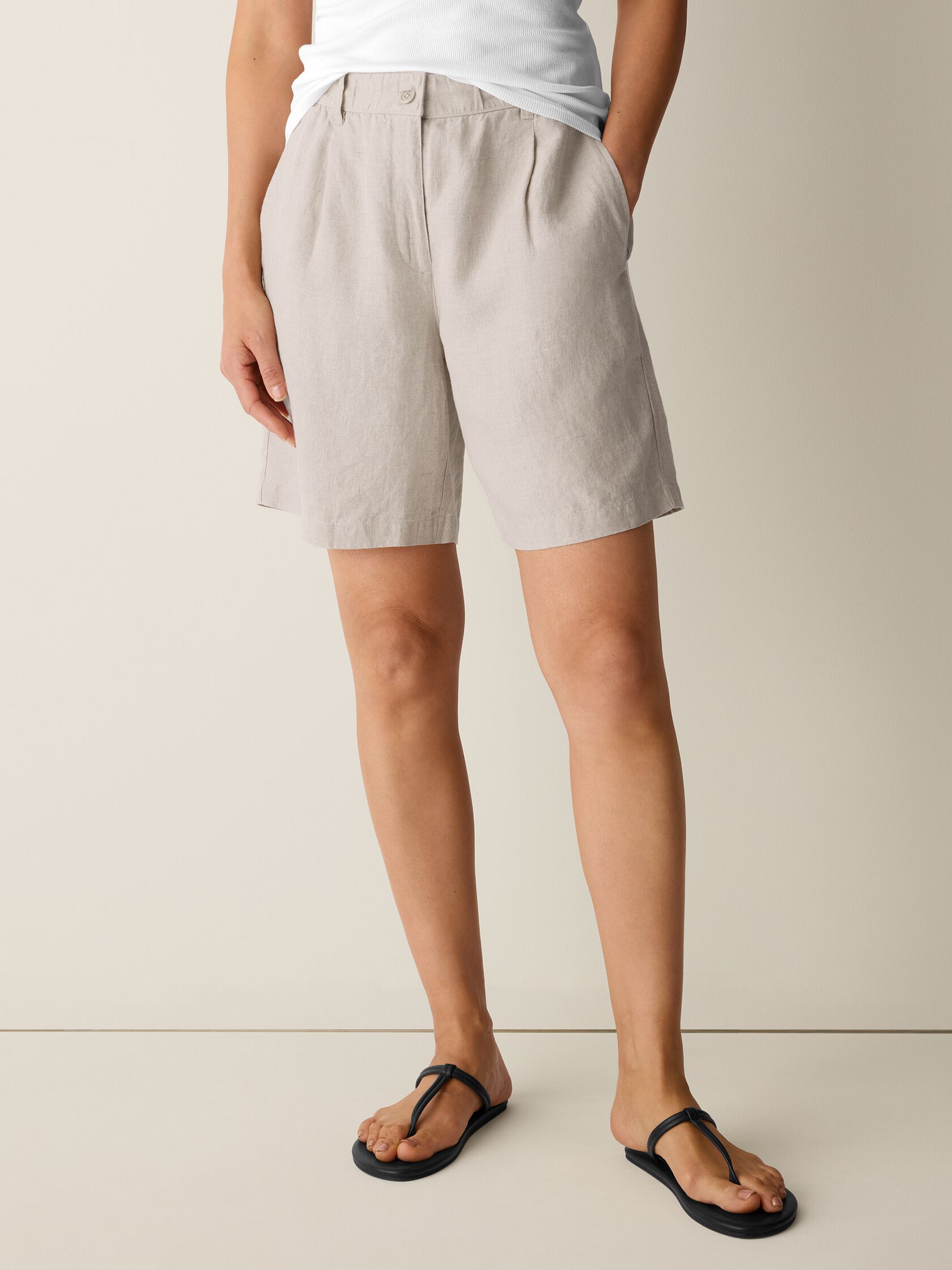 Organic Linen Shorts