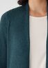Merino High Collar Cardigan in Regenerative Wool