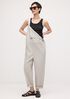 Slubby Organic Cotton Linen Overalls