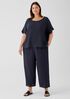 Organic Cotton Gauze Wide-Leg Pant