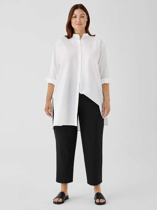 Washable Stretch Crepe Straight Pant
