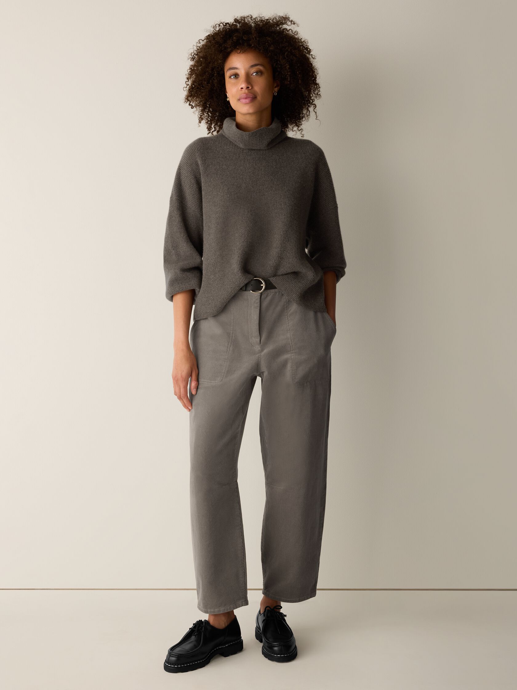 Organic Cotton Stretch Corduroy Arch Pant