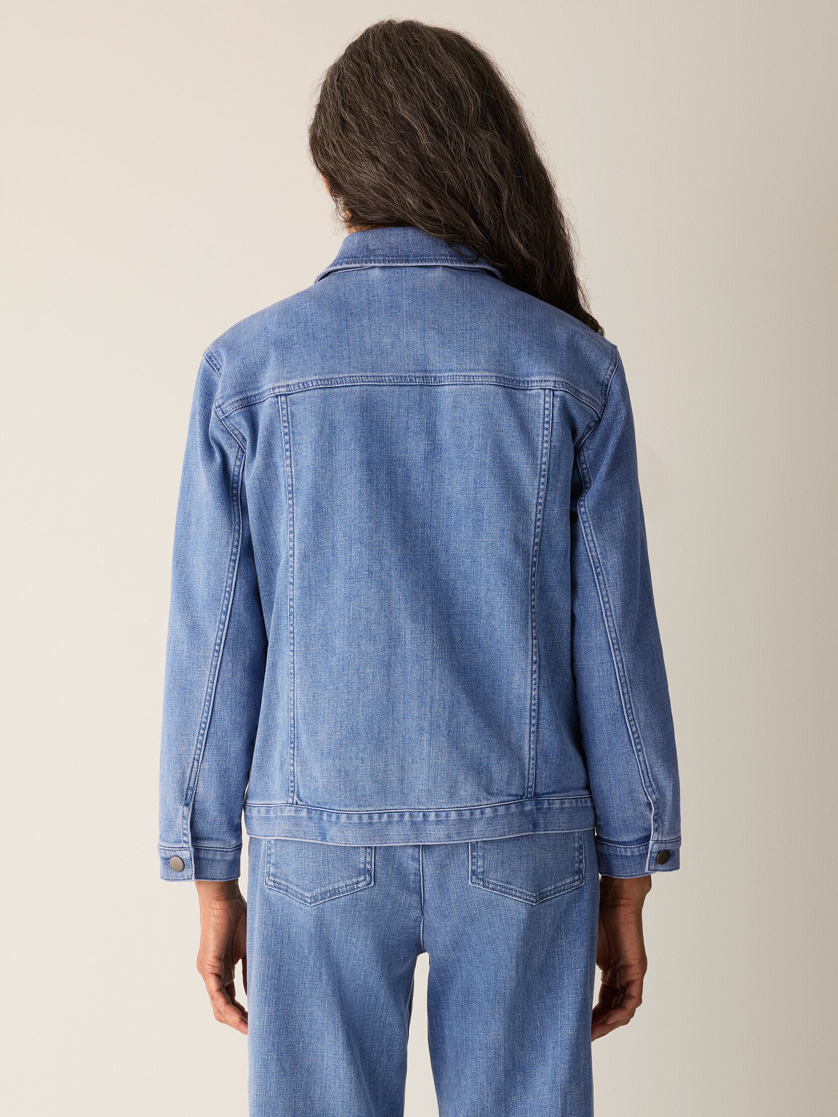 Cotton Stretch Denim Jacket