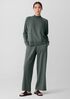 Cozy Brushed Terry Hug Mock Neck Top