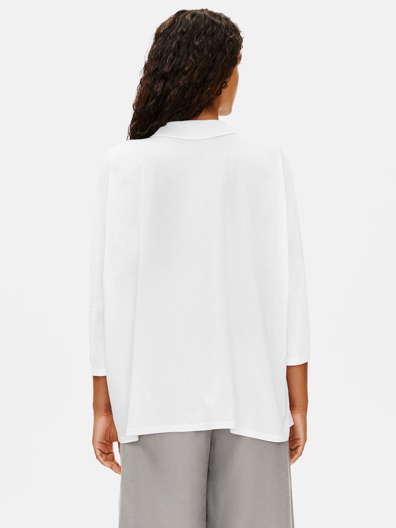 Organic Cotton Easy Jersey 3/4-Sleeve Shirt